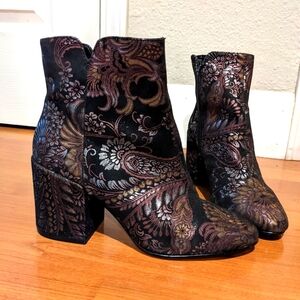 Floral stylish booties